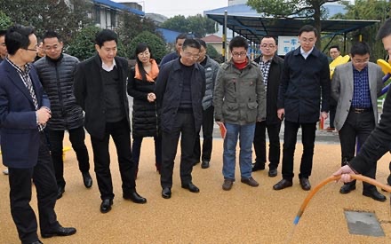 中共遂宁市委构造部副部长黄仕顺等一行来公司考查