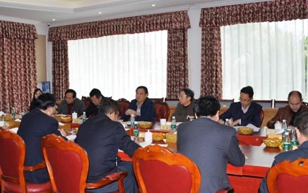 中国煤油炼油与化工分公司炼化板块副总司理杨天奎一行来森普考查调研
