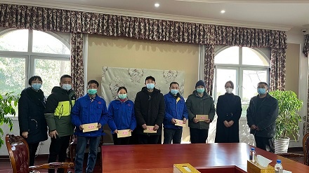 春节送暖和，四川森普管材股分无限公司慰劳坚苦职工